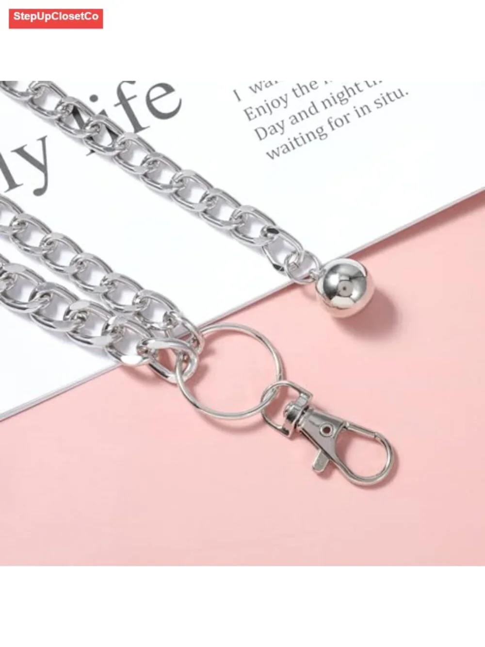 Women's Multi-Layer Chain Belt Adjustable Metal Waist Belt for Dresses Pants